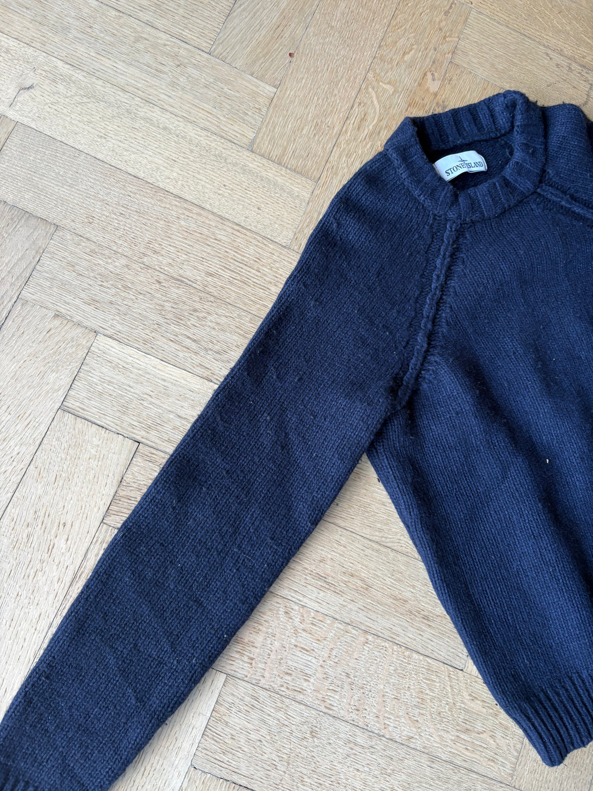 Stone island knit dark blue