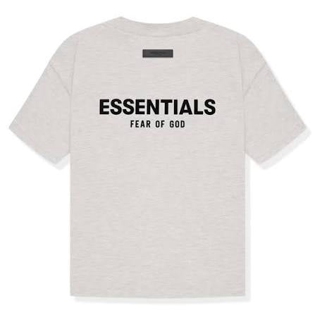 Essentials light oatmeal T shirt