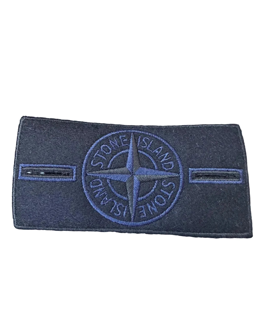 Stone island denim badge