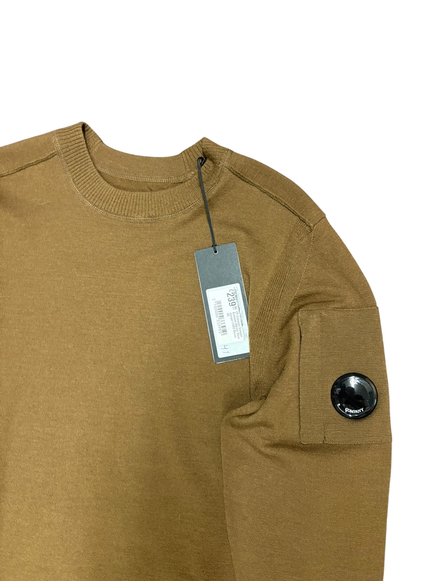 CP company wool crewneck brown