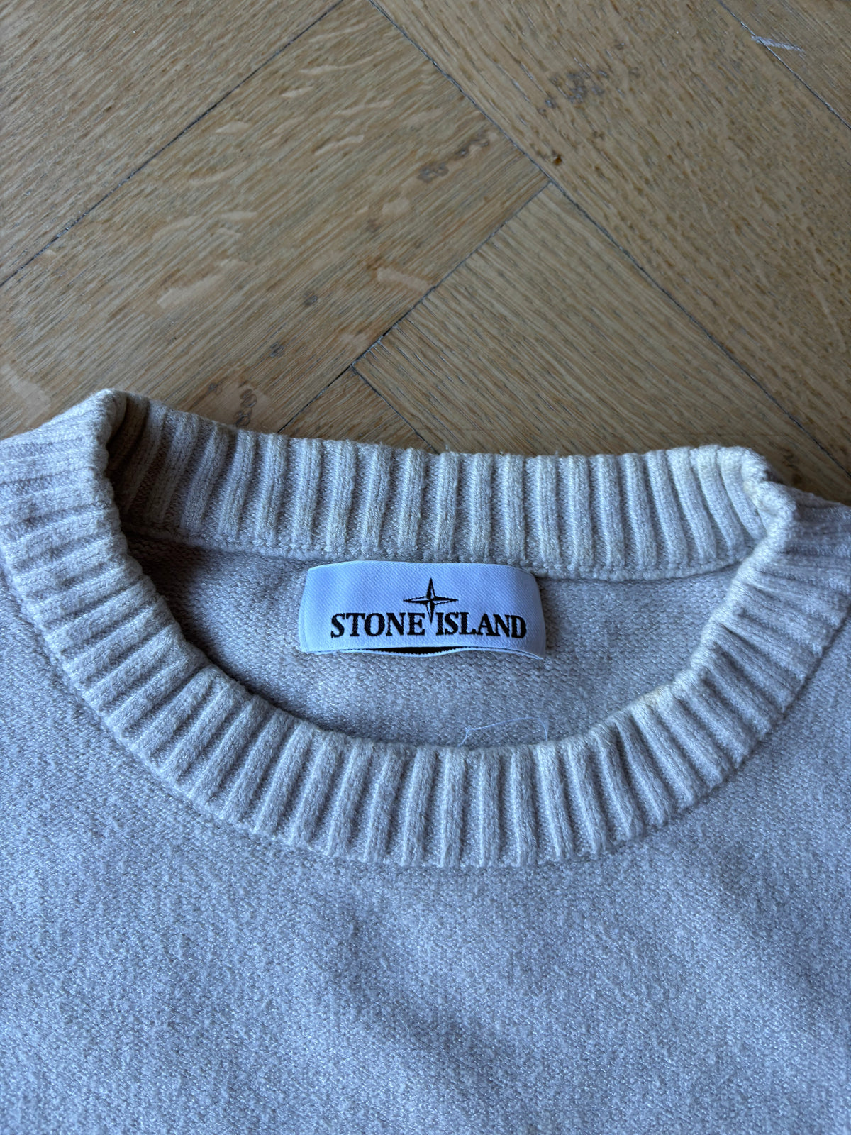 Stone island knit beige
