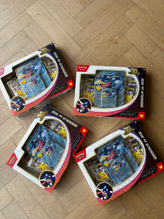 Pokemon 30th anniversary Greninja ex box