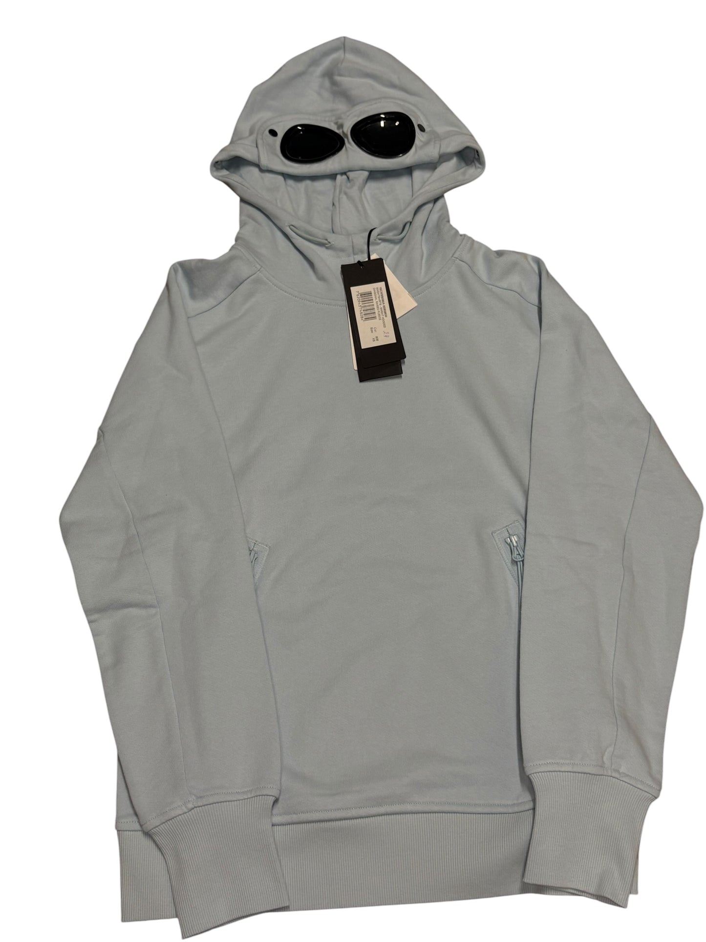 CP company hoodie light blue
