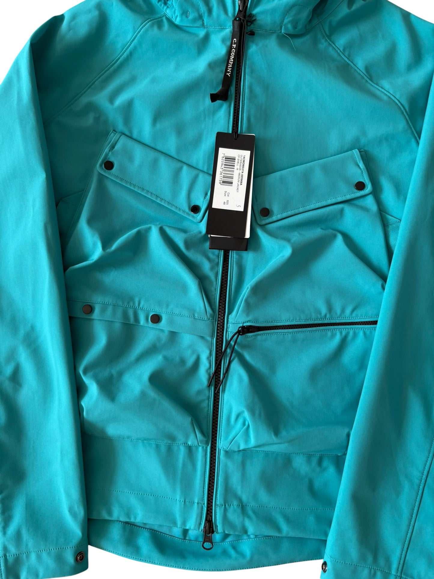 CP company softshell cyan