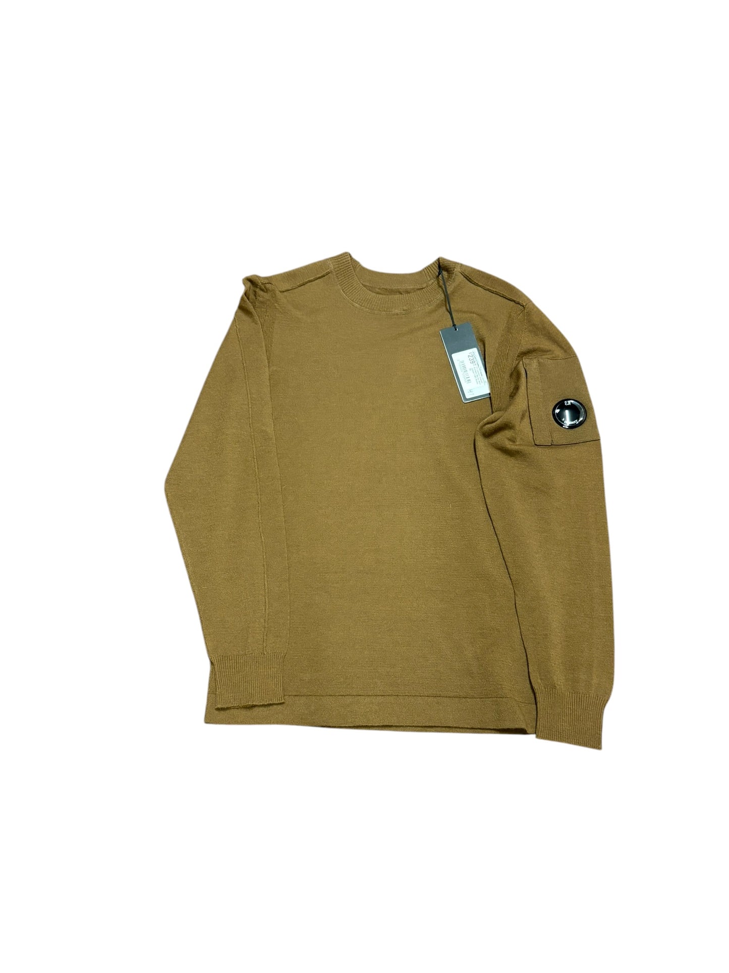 CP company wool crewneck brown