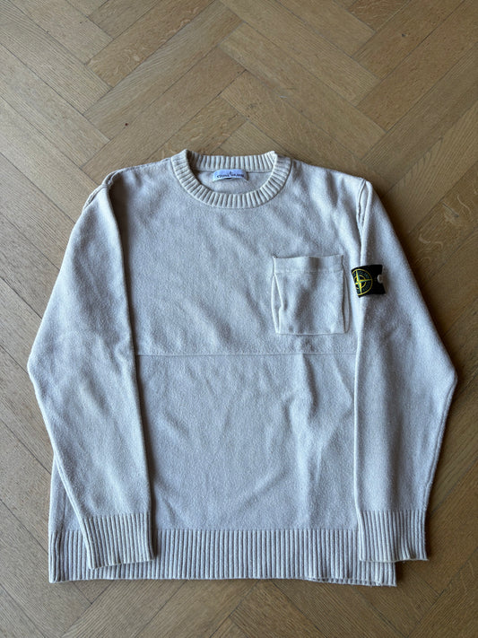 Stone island knit beige