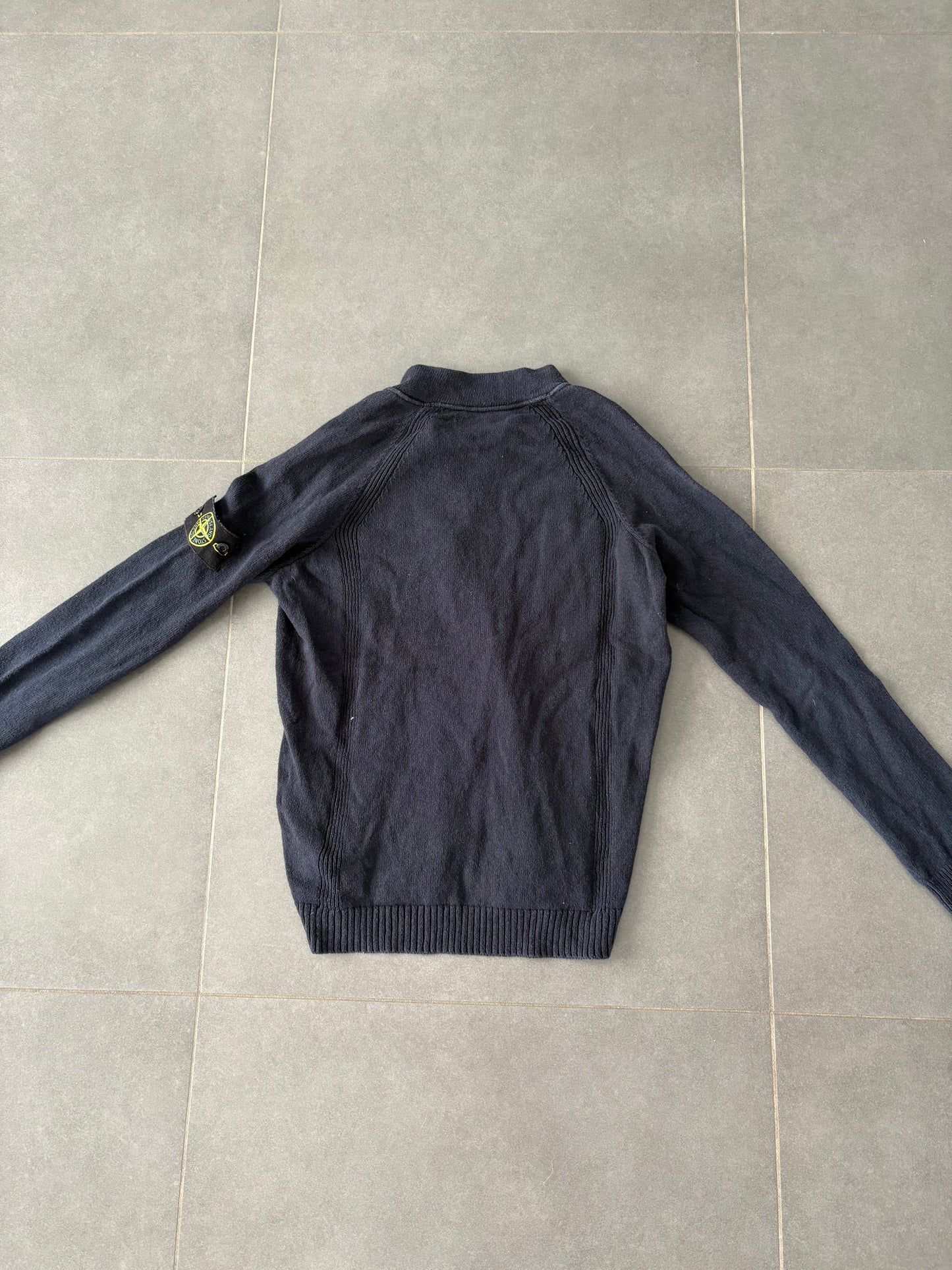 Stone island zip up dark blue