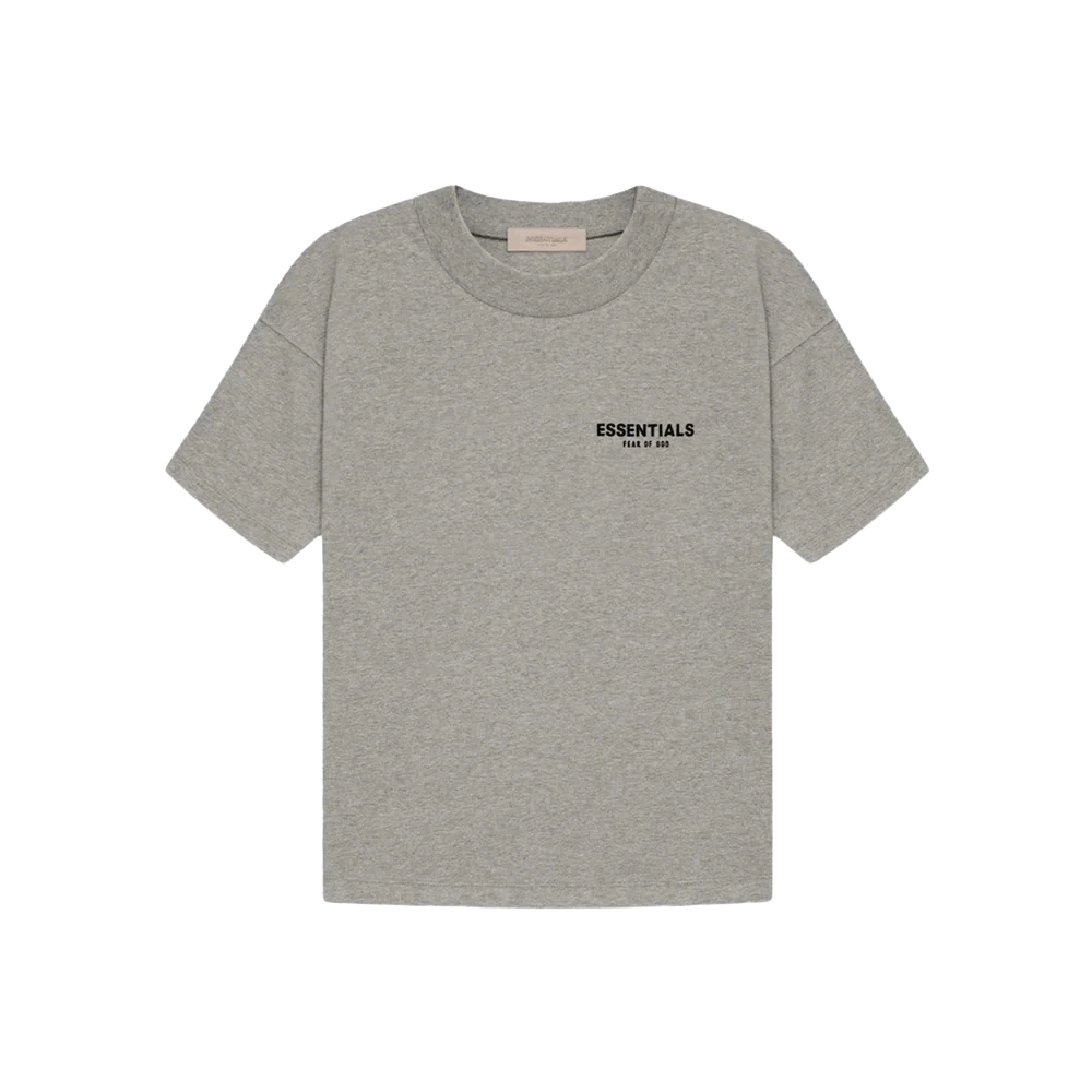 Essentials dark oatmeal T shirt