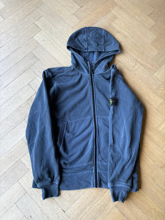Stone island zip up blue