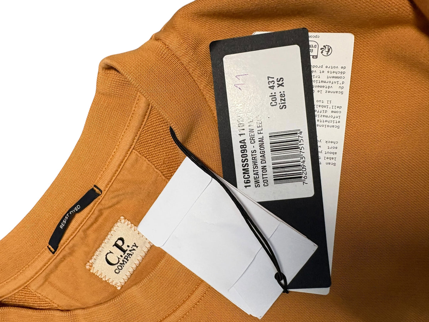 CP company crewneck orange