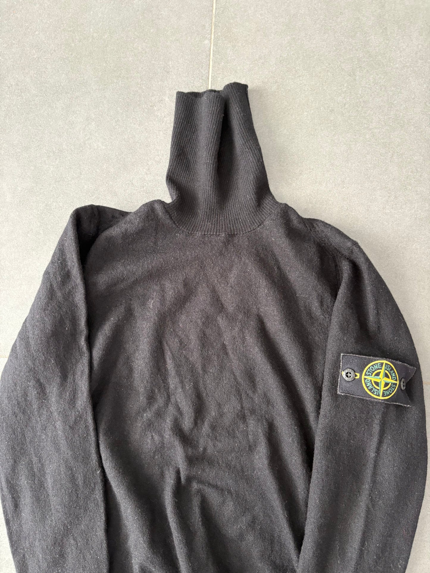 Stone island turtleneck black