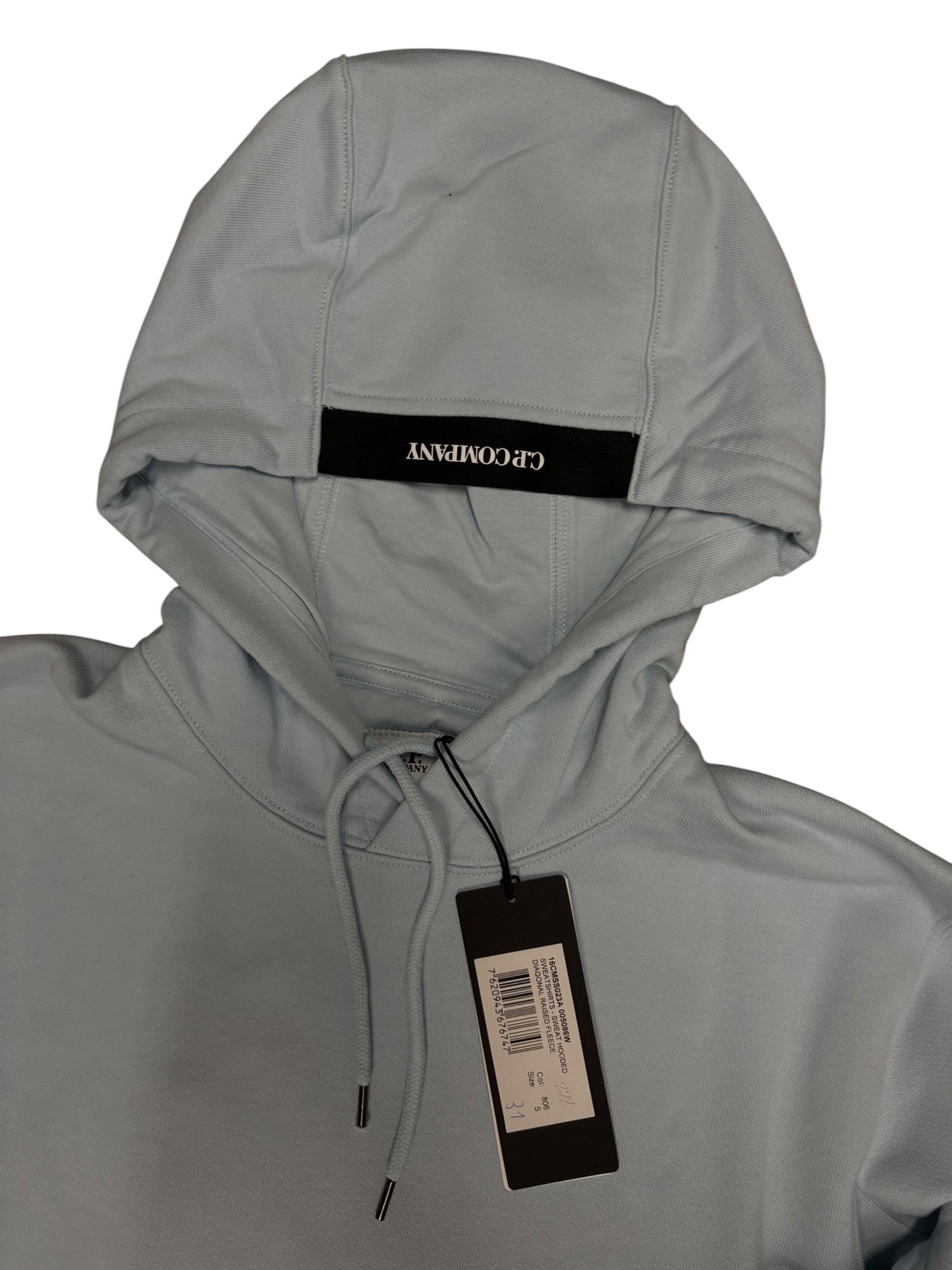 CP company hoodie light blue