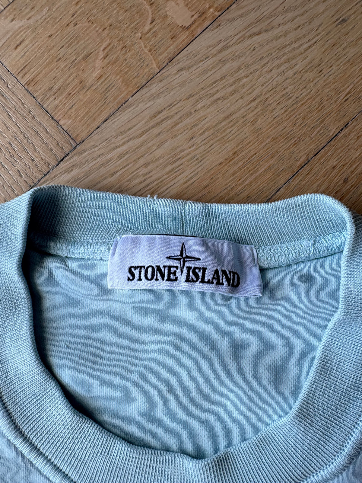 Stone island crewneck light blue