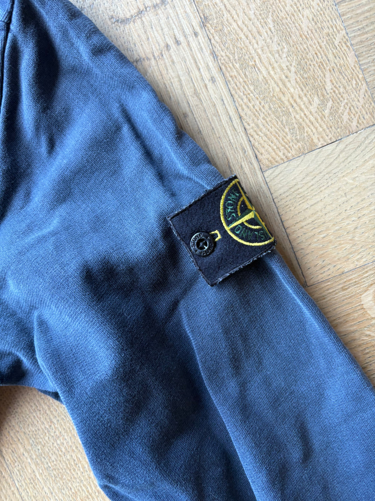 Stone island zip up blue