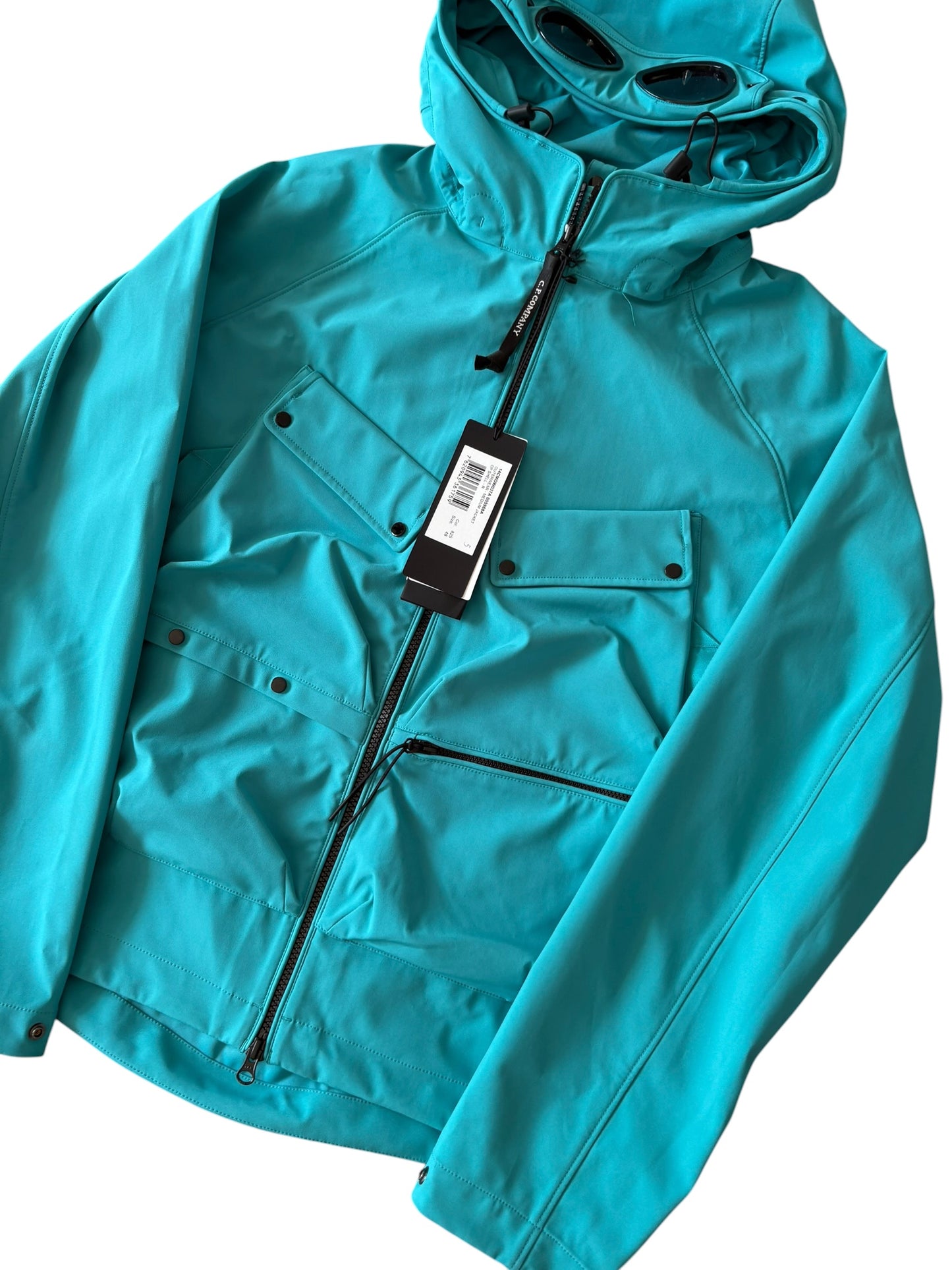 CP company softshell cyan