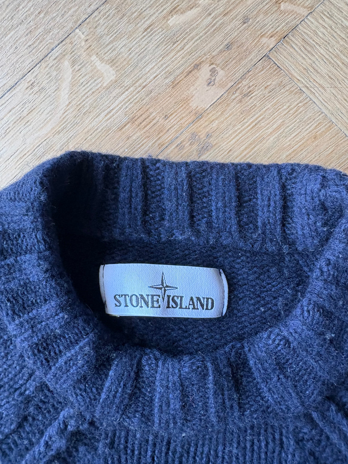 Stone island knit dark blue